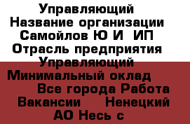 Управляющий › Название организации ­ Самойлов Ю.И, ИП › Отрасль предприятия ­ Управляющий › Минимальный оклад ­ 35 000 - Все города Работа » Вакансии   . Ненецкий АО,Несь с.